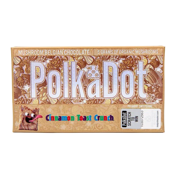 Polkadot Cinnamon Toast Crunch Chocolate Bar